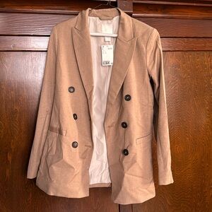 H&M tan blazer